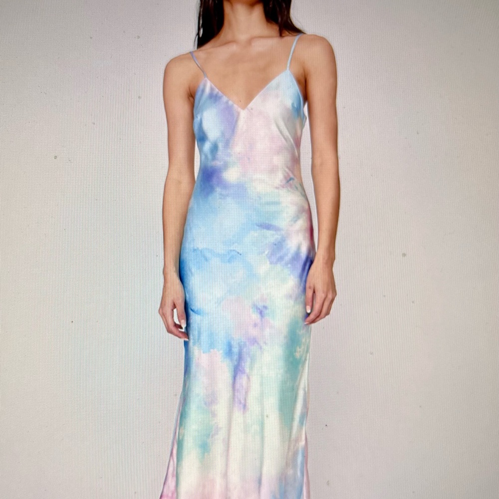 Bardot Tie Dye Slip Dress